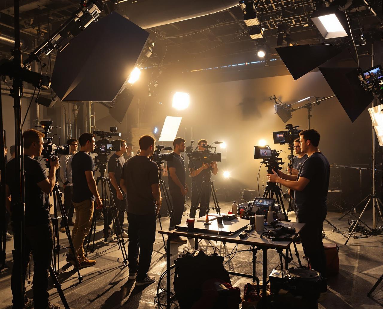 吃瓜视频制作现场