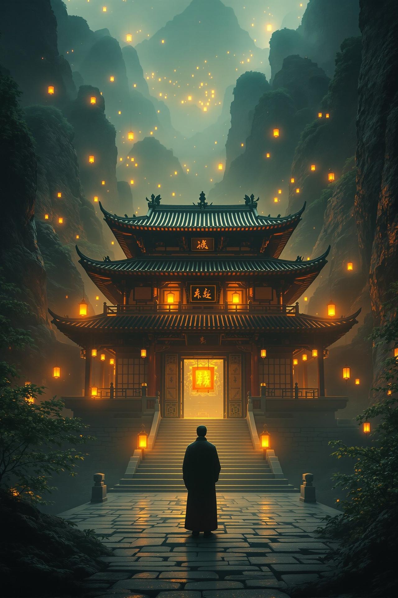 第九影院独家呈现电影《古刹秘案》高清海报,古装悬疑巨制